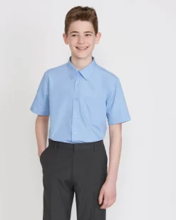 Outlet Dunnes Stores Easy Care Short-Sleeved Shirts - Pack Of 3 (4-16 Years)