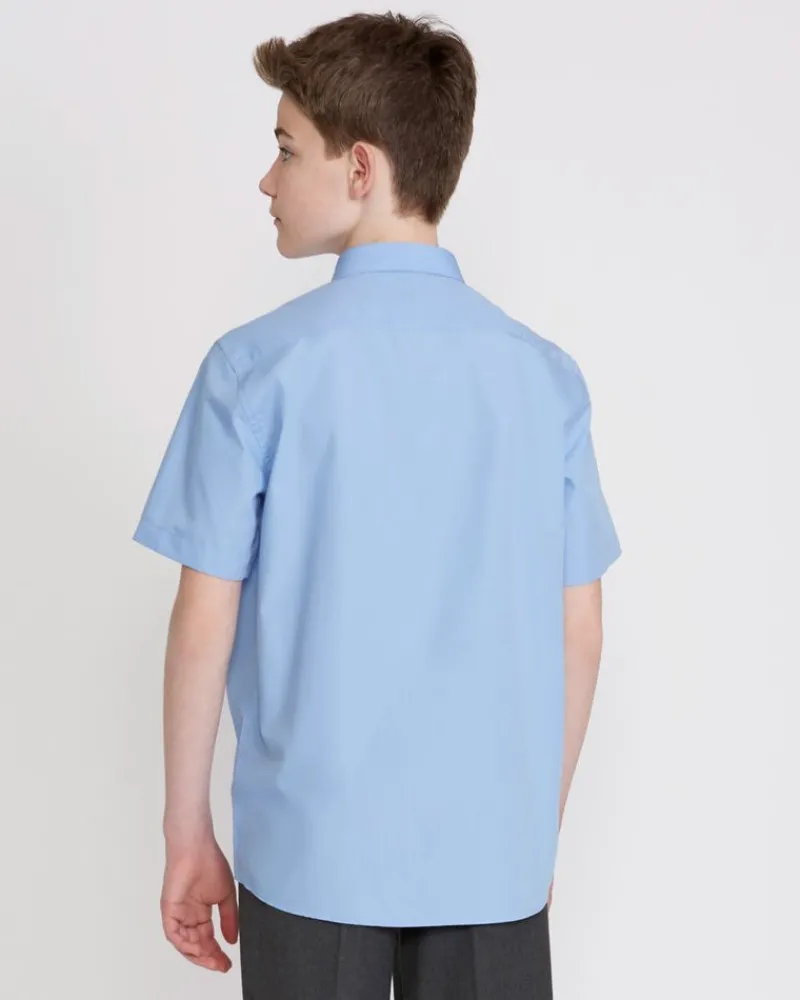 Outlet Dunnes Stores Easy Care Short-Sleeved Shirts - Pack Of 3 (4-16 Years)
