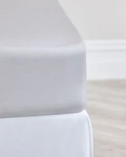 Outlet Dunnes Stores Egyptian Cotton Deep Fitted Sheet - Single