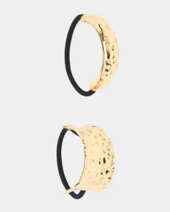 Sale Dunnes Stores Embossed Hair Ties - Pack Of 2