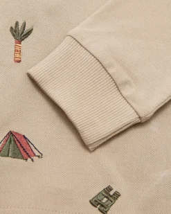 Clearance Dunnes Stores Embroidered Long-Sleeved Polo Shirt (6 Months-5 Years)