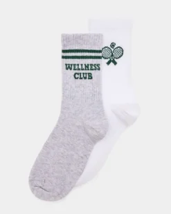 Clearance Dunnes Stores Fashion Stripe Socks - Pack Of 2