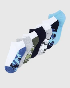 Outlet Dunnes Stores Fashion Trainer Liners - Pack Of 7