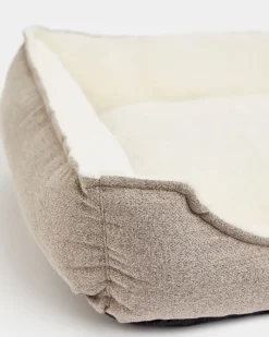 Clearance Dunnes Stores Faux Linen Dog Box Bed