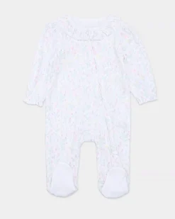 Fashion Dunnes Stores Floral Collar Sleepsuit (Newborn-12 Months)