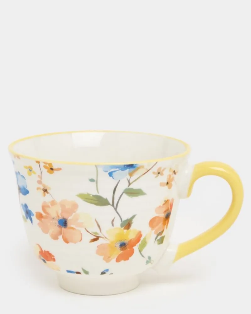 Sale Dunnes Stores Floral Footed Mug