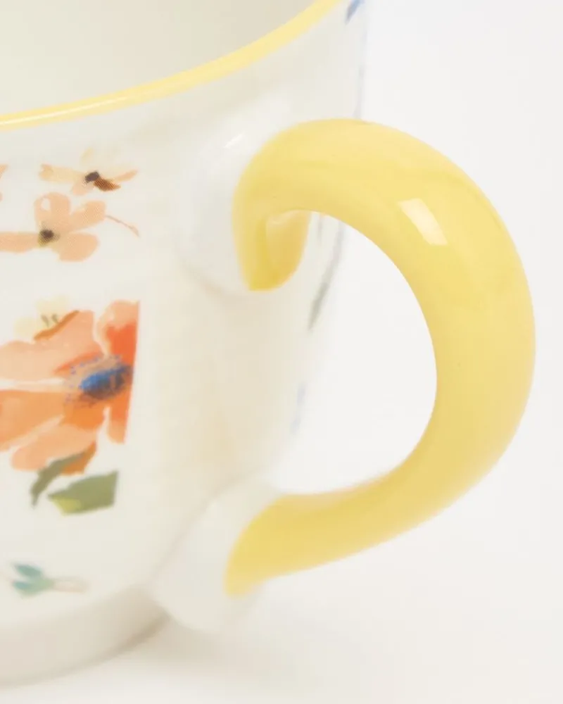 Sale Dunnes Stores Floral Footed Mug