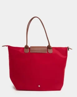 Outlet Dunnes Stores Foldable Red Tote Bag