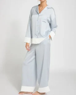 Best Dunnes Stores Francis Brennan the Collection Moyvane Silver Pyjama Set
