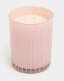 New Dunnes Stores Francis Brennan the Collection Pink Cut Glass Candle