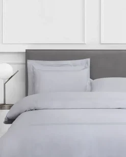 Best Dunnes Stores Francis Brennan the Collection Midgrey Stripe Standard Pillowcase