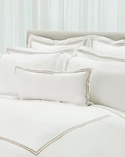 Sale Dunnes Stores Francis Brennan the Collection Mink Double Stripe Bolster Cushion