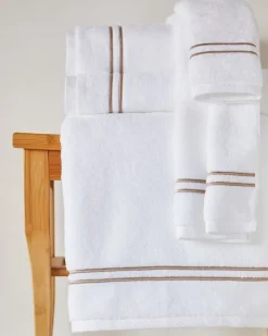 Fashion Dunnes Stores Francis Brennan the Collection Mink Stripe Towel