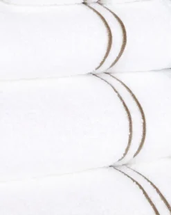 Fashion Dunnes Stores Francis Brennan the Collection Mink Stripe Towel