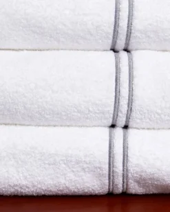 Discount Dunnes Stores Francis Brennan the Collection Grey Stripe Towel