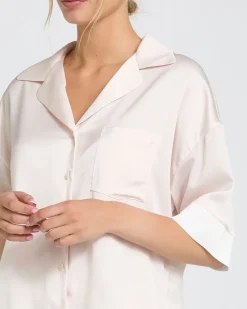 Online Dunnes Stores Francis Brennan the Collection Moyvane Blush Short Pyjama Set