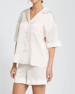 Online Dunnes Stores Francis Brennan the Collection Moyvane Blush Short Pyjama Set
