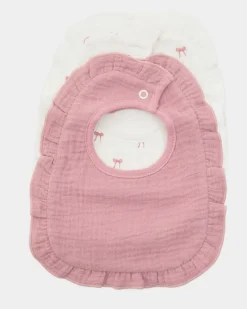 Clearance Dunnes Stores Frill Bibs - Pack Of 2