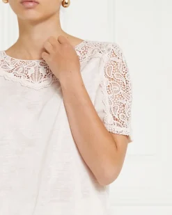 Clearance Dunnes Stores Gallery Alba Embroidered Detail Top