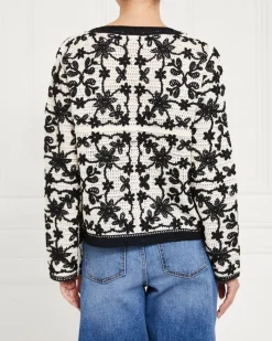 Clearance Dunnes Stores Gallery Freida Mono Embroidered Cardigan