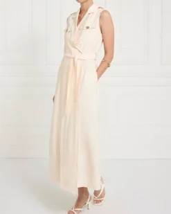 Online Dunnes Stores Gallery Frieda Belted Cargo Midi Dress