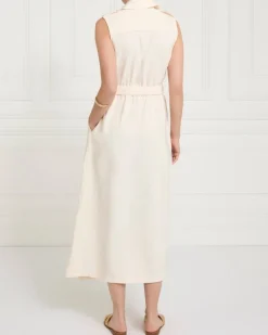 Online Dunnes Stores Gallery Frieda Belted Cargo Midi Dress