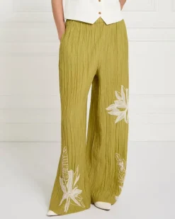 Best Dunnes Stores Gallery Frieda Embrodiered Co-Ord Suit Trousers