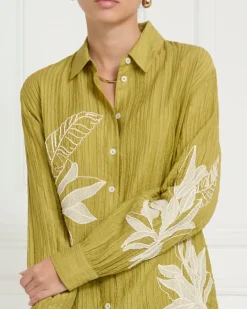 Sale Dunnes Stores Gallery Frieda Embroidered Co-Ord Suit Shirt