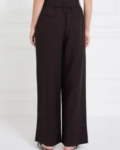 Sale Dunnes Stores Gallery High Waisted Belted Wide Leg Trousers