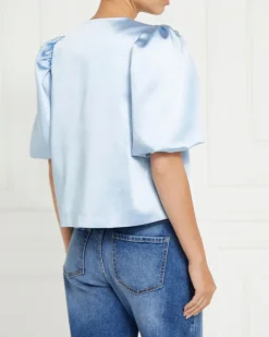 Best Dunnes Stores Gallery Satin Short Balloon Sleeve Jacket