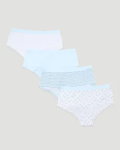Outlet Dunnes Stores Girls Cotton Rich Shorts - Pack Of 4 (2-14 Years)