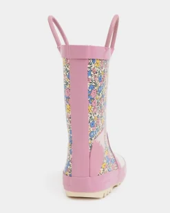 New Dunnes Stores Girls 3D Wellies (Size 4 Infant-2)