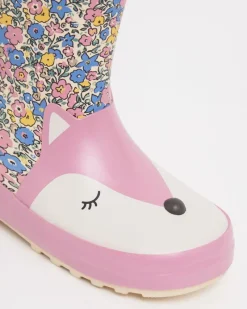 New Dunnes Stores Girls 3D Wellies (Size 4 Infant-2)