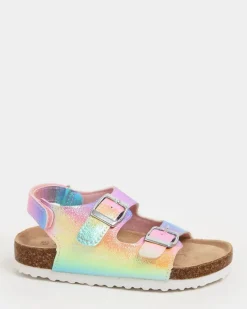 Sale Dunnes Stores Girls Footbed Sandal (Size 4 Infant-2)