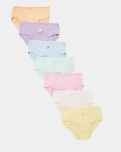 Sale Dunnes Stores Girls Printed Briefs - Pack Of 7 (2-14 years)