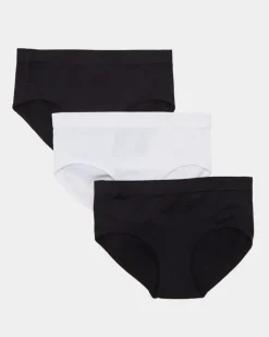 Outlet Dunnes Stores Girls Seamfree Briefs (6-13 Years) - Pack Of 3