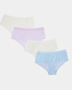 Clearance Dunnes Stores Girls Shorts - Pack Of 4 - (2-14 Years)