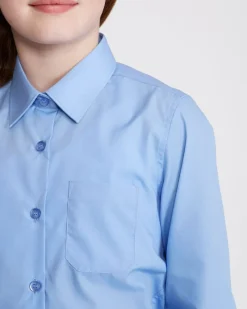 Online Dunnes Stores Girls Slim Fit Blouses - Pack Of 3 - (4-16 Years)