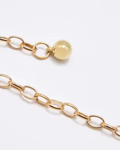 New Dunnes Stores Gold Detail Chain Belt