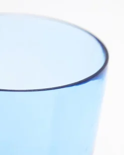 Sale Dunnes Stores Hammered Blue Tint Wine Glass