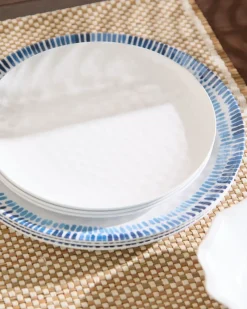 New Dunnes Stores Hammered White Side Plate