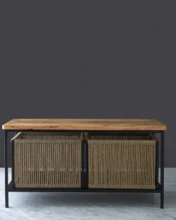 Sale Dunnes Stores Helen James Considered Bench With Baskets
