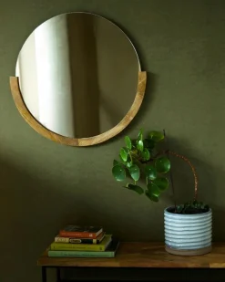 Clearance Dunnes Stores Helen James Considered Greta Half Wood Mirror
