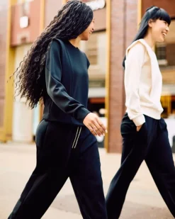 Clearance Dunnes Stores Helen Steele Black Modal Soft Touch Gathered Hem Jogger