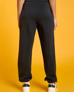 Clearance Dunnes Stores Helen Steele Black Modal Soft Touch Gathered Hem Jogger