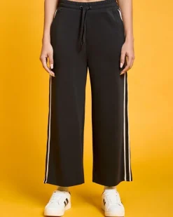 Outlet Dunnes Stores Helen Steele Black Modal Crop Soft Touch Trousers