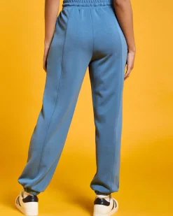 Discount Dunnes Stores Helen Steele Blue Modal Soft Touch Gathered Hem Jogger