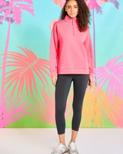Best Dunnes Stores Helen Steele Pink Neon Half Zip Sweatshirt