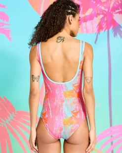 Outlet Dunnes Stores Helen Steele Printed Scoop Back Swimsuit