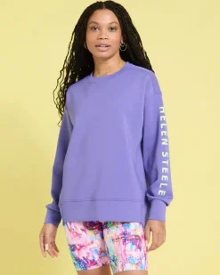 Best Dunnes Stores Helen Steele Purple Neo Crew Neck Sweater